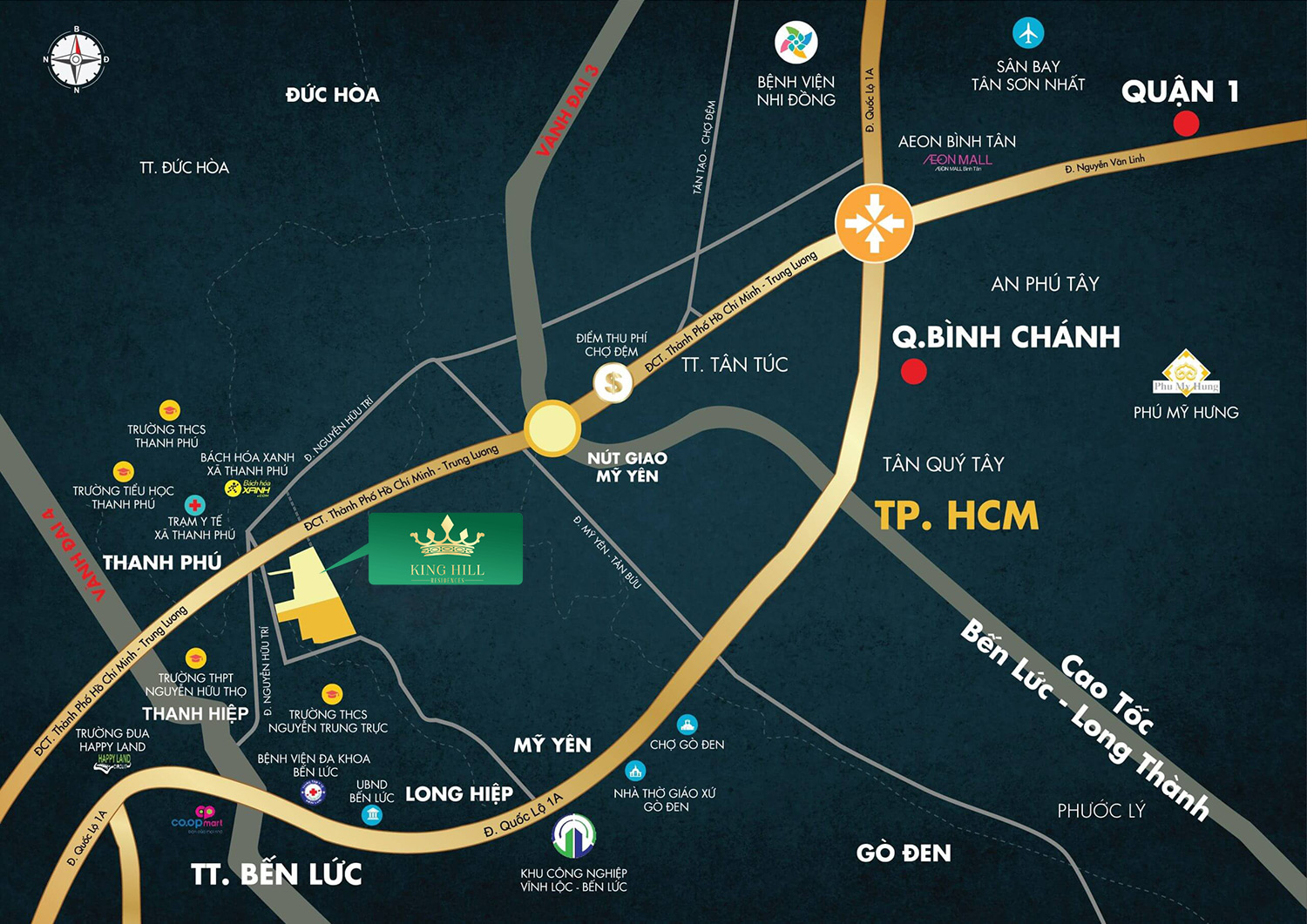 Vị trí Dự án King Hill Residences