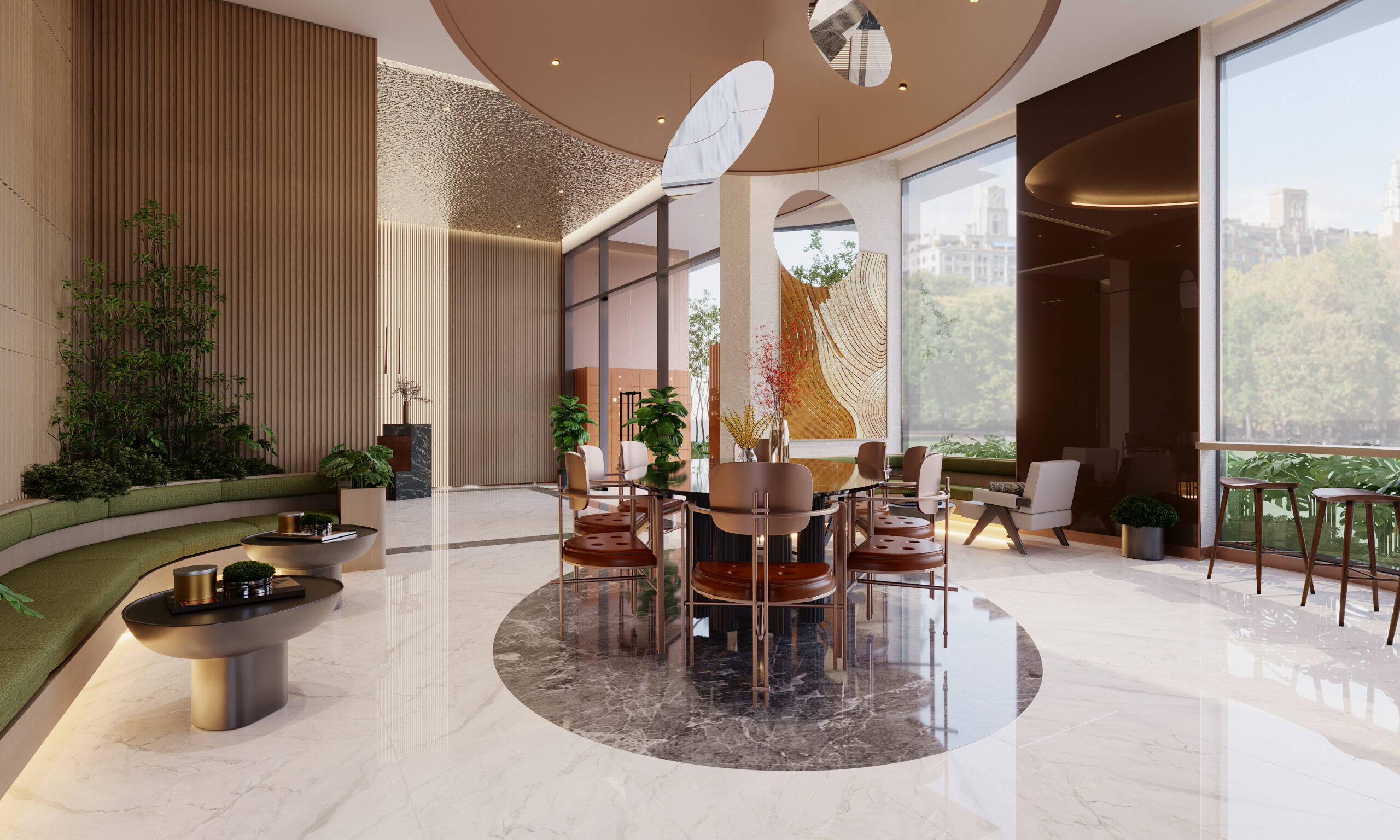 Sảnh tiếp đón khách