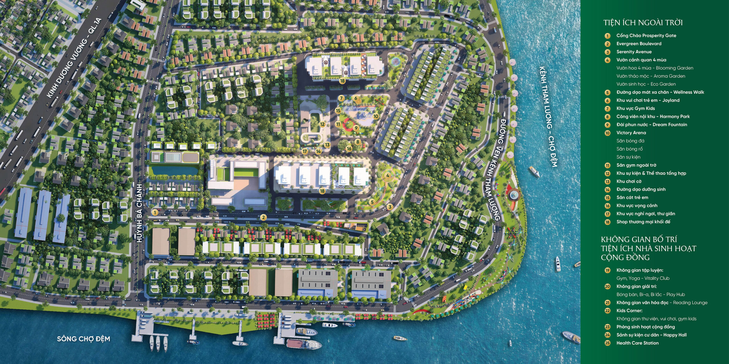 Tiện ích dự án đa dạng